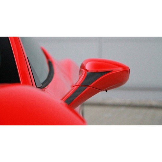 Insert Carbone Coques de Rétroviseurs [NOVITEC] FERRARI 458 ITALIA