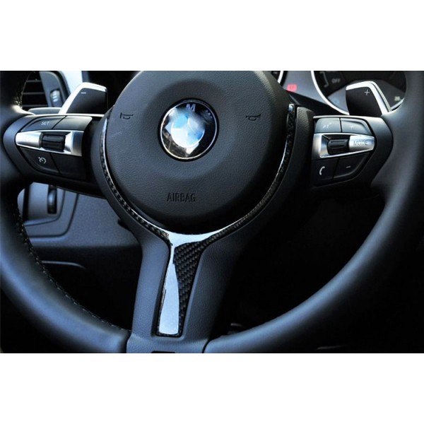 Insert Volant M-Sport Carbone - BMW Série 1/2/3/4 F20, F22, F30, F32, F33, F36