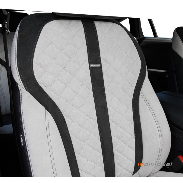 Customized leather and Alcantara® seat covers for BMW