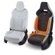 Customized leather and Alcantara® seat covers for Audi