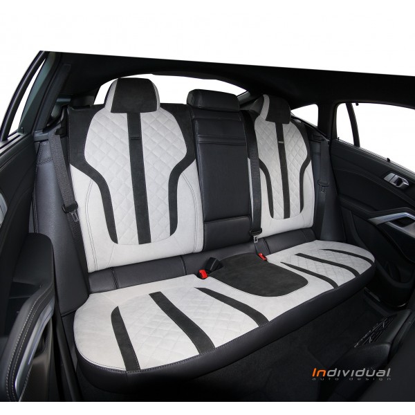 Auto Sitzbezüge Aus Leder Für Audi A4 Avant B5-B9 – 2-Sitzer Set, Premium PU-Leder (Rot)