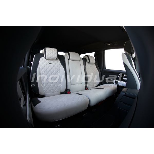 Individuelle Sitzbezüge aus Leder und Alcantara® für Mercedes Benz