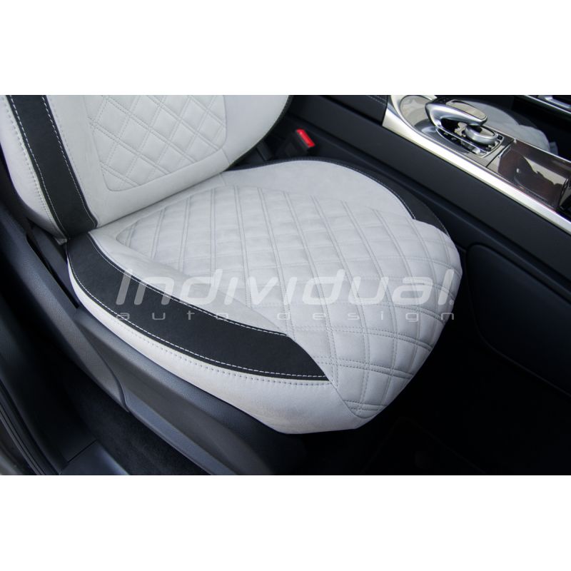 Individuelle Sitzbezüge aus Leder und Alcantara® für Mercedes Benz