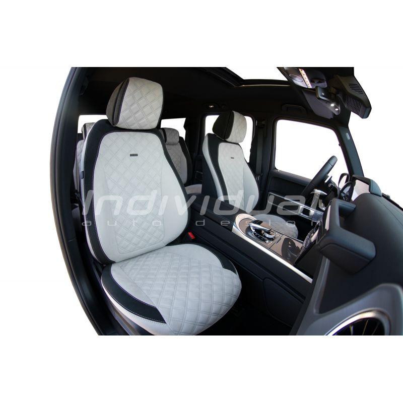 Custom Fit Nahen Alcan tara Leder Kombiniert Auto Sitzbezüge für 2 Reihen 4-5  Sitzer Volle Surround Set für 1000 Auto Modelle Grün - AliExpress