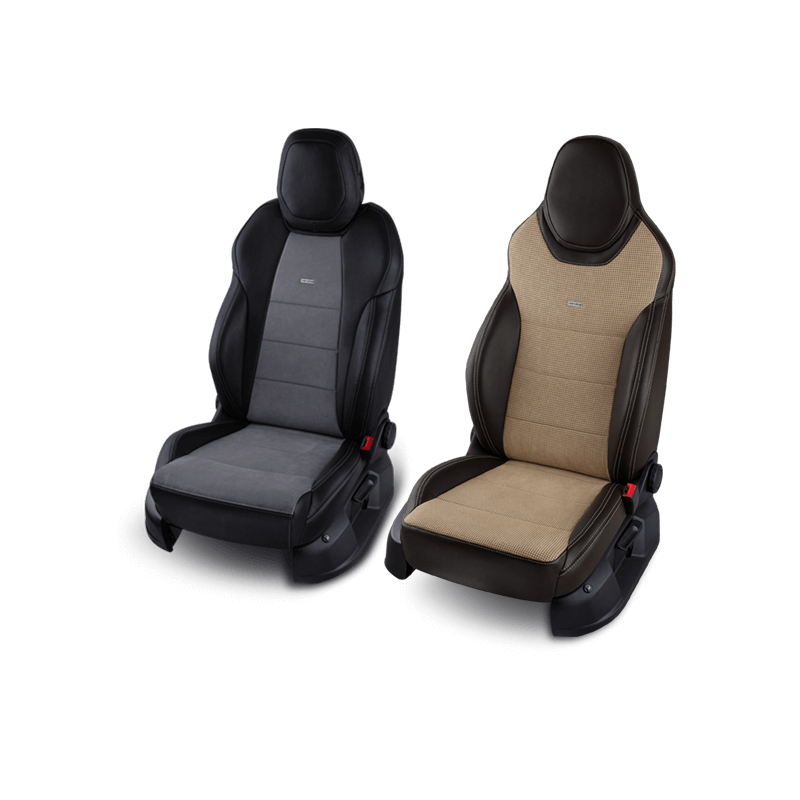 Housses de sièges personnalisées cuir et Alcantara® pour TESLA