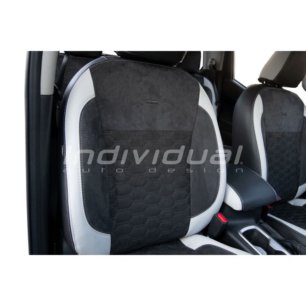 Individuelle Sitzbezüge aus Leder und Alcantara® für Nissan