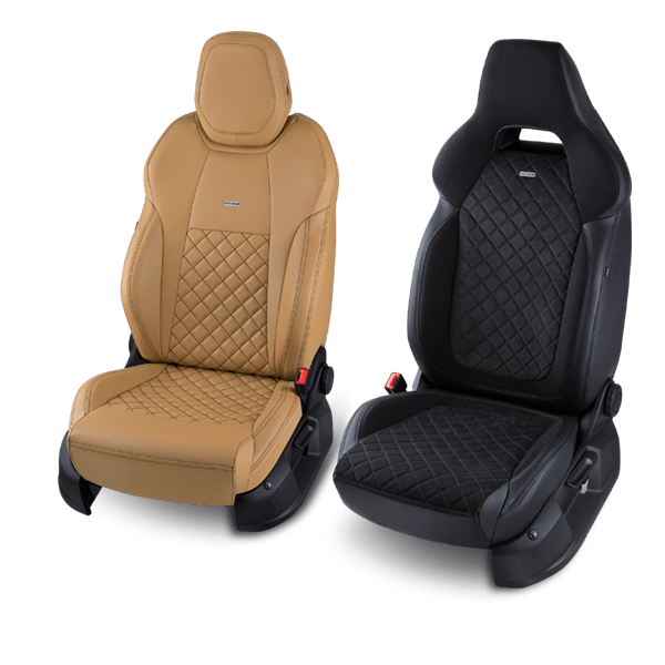 Individuelle Sitzbezüge aus Leder und Alcantara® für Volkswagen