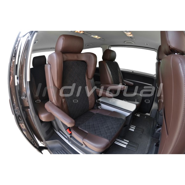 VOLKSWAGEN Multivan T6 - ALCANTARA® PERFO dark gray