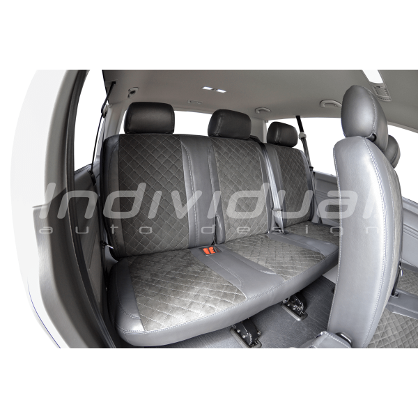 VOLKSWAGEN TRANSPORTER T6 - ALCANTARA® PERFO dark gray