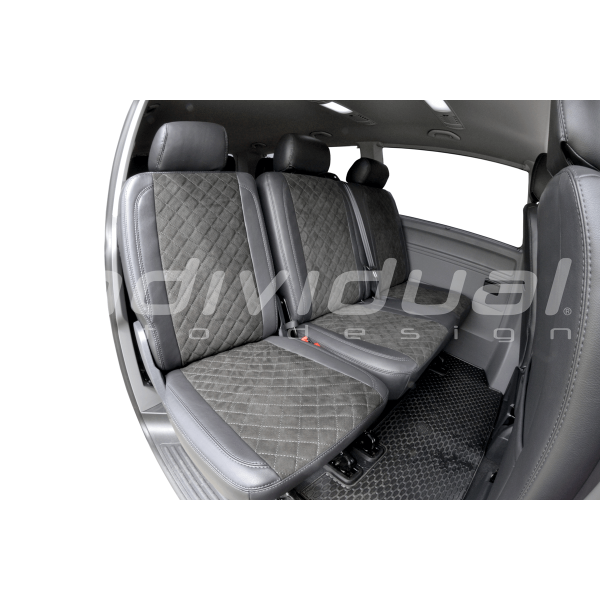 VOLKSWAGEN TRANSPORTER T6 - ALCANTARA® PERFO dark gray