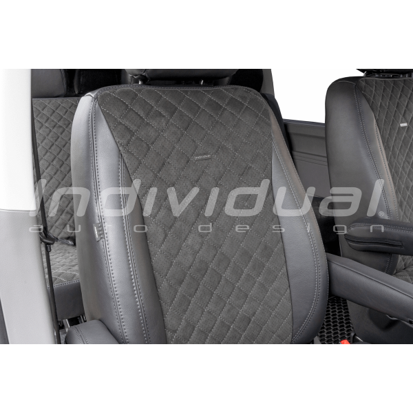 VOLKSWAGEN TRANSPORTER T6 - ALCANTARA® PERFO dark gray