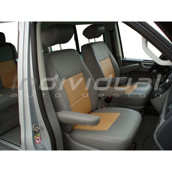 VOLKSWAGEN Transporter T5 - LEATHER LOOK PERFO camel