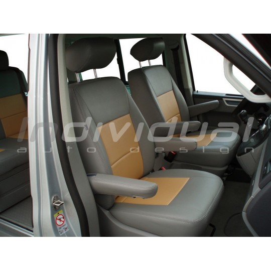 Coprisedili Volkswagen per Grand California - Look in pelle - Coprisedili auto MAD