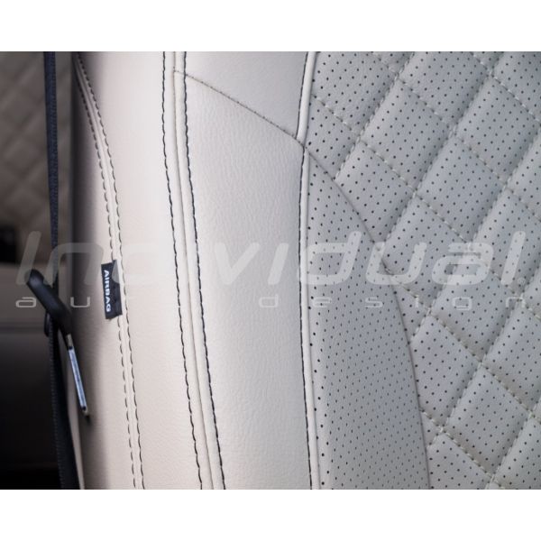 MERCEDES BENZ-GLE - LEATHER LOOK PERFO sterling