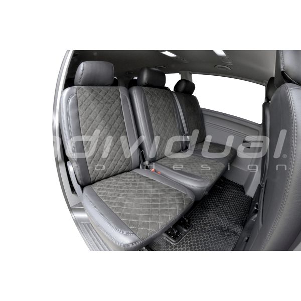 VOLKSWAGEN TRANSPORTER T6 - ALCANTARA® PERFO dark gray 2