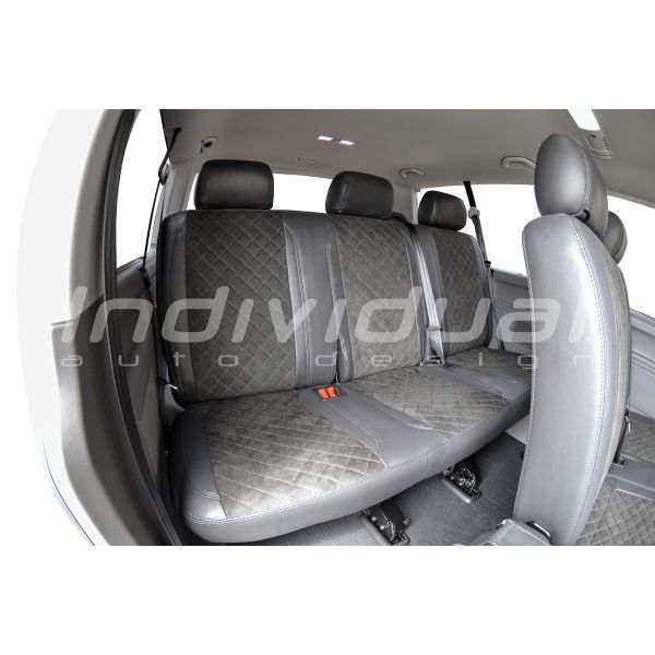 VOLKSWAGEN TRANSPORTER T6 - ALCANTARA® PERFO dark gray 2