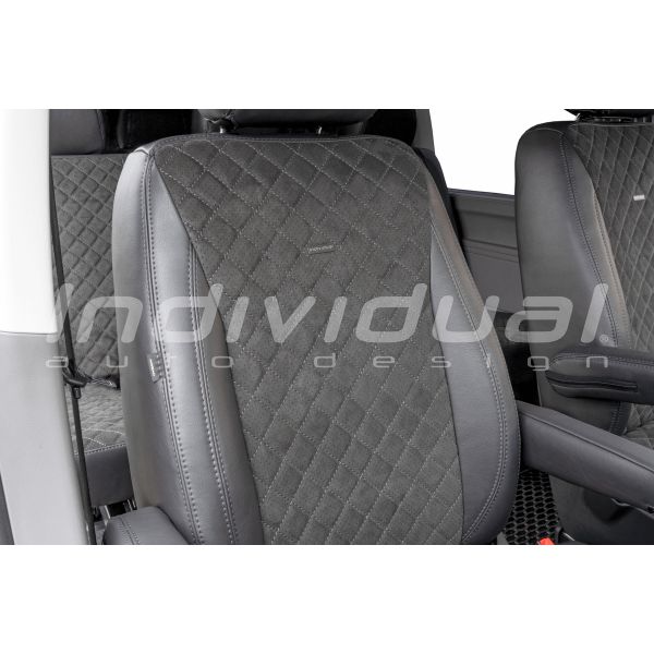 VOLKSWAGEN TRANSPORTER T6 - ALCANTARA® PERFO dark gray 2