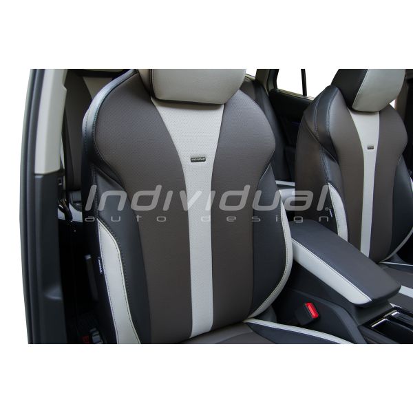 ŠKODA Eniaq – LEATHER LOOK PERFO café