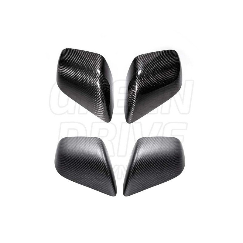 Coques Rétroviseurs Tesla Model 3 (2017-2022) - Chrome, Protection Anti-rayures, Style Moderne