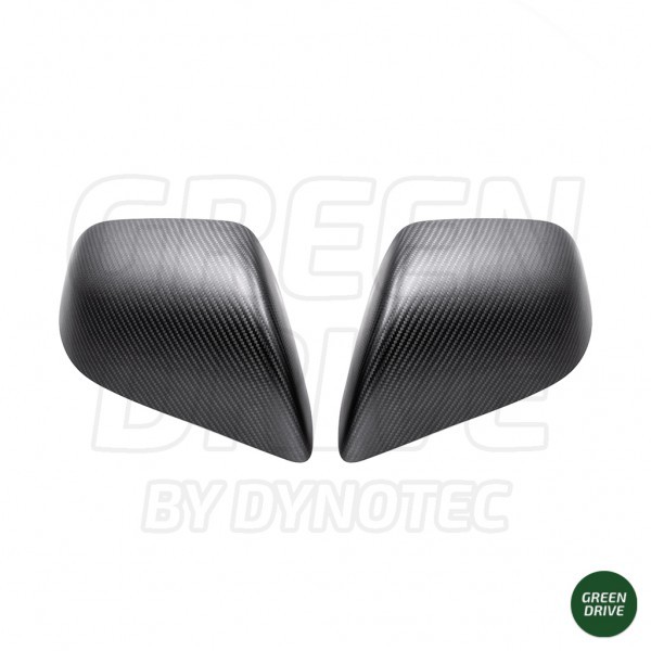Carbon Fiber Mirror Covers for the 2022 Tesla Model X LR & Plaid and later
