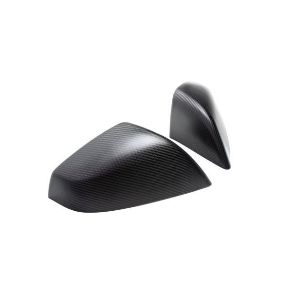 Carbon Fiber Mirror Covers for the 2022 Tesla Model X LR & Plaid and later