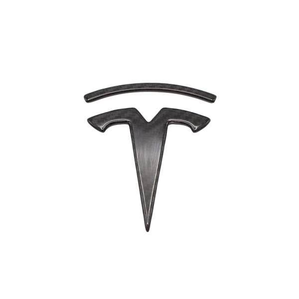 Logo avant en carbone pour Tesla Model X 2022+