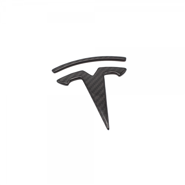 Carbon Fiber Front Logo for the 2022+ Tesla Model X
