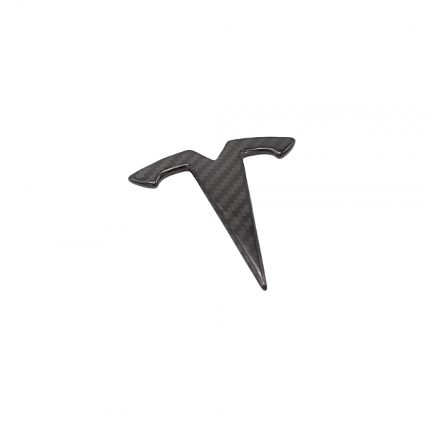 Carbon Fiber Front Logo for the 2022+ Tesla Model X