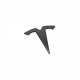 Carbon Fiber Front Logo for the 2022+ Tesla Model X