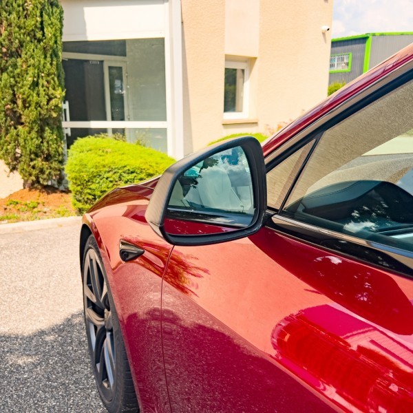 Coques rétroviseurs en carbone - Tesla Model S LR & Plaid 2022 +
