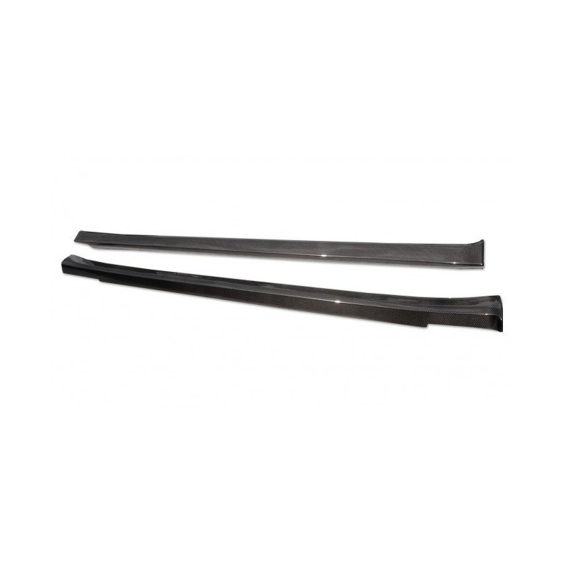 Minigonne Laterali In Effetto Carbonio Per BMW Serie 5 E60 E61 M5 2004-2010 – Nero Lucido