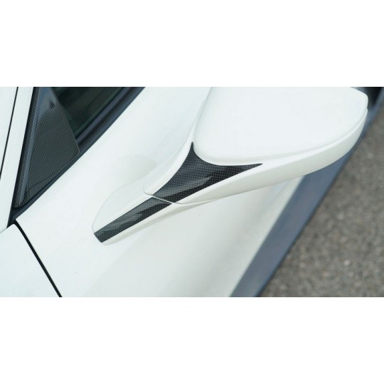 Insert Carbone Coques de Rétroviseurs [NOVITEC] FERRARI 488 PISTA